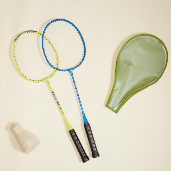 adult-badminton-racket-set-fun-set-br130-ad-lime-blue-decathlon-8872722-3.jpg Adult badminton racket set Fun set br130 ad lime blue