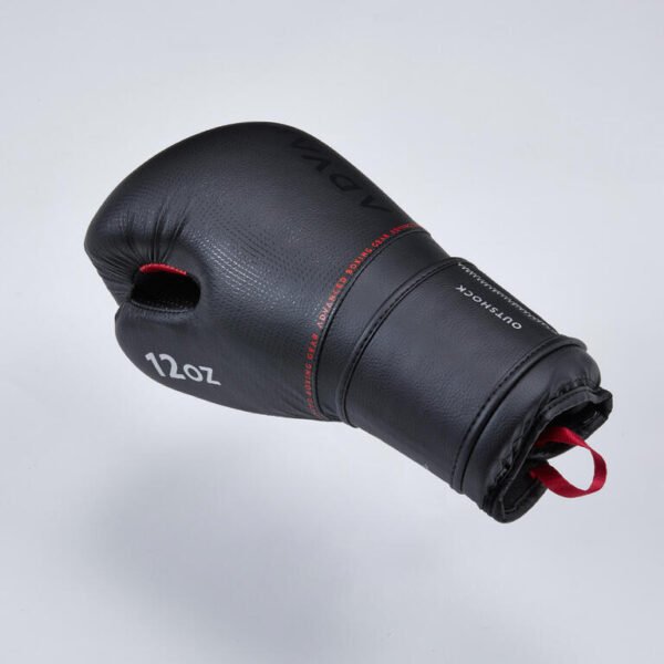 ergonomic-boxing-gloves-120-black-outshock-8756149-1.jpg Ergonomic Boxing Gloves 120 - Black