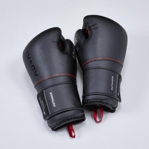 ergonomic-boxing-gloves-120-black-outshock-8756149-2.jpg Ergonomic Boxing Gloves 120 - Black