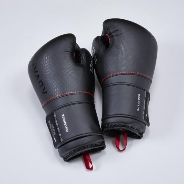ergonomic-boxing-gloves-120-black-outshock-8756149-2.jpg Ergonomic Boxing Gloves 120 - Black