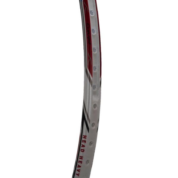 Hundred Atomic-X 38 PWR Badminton Racquet - White/Gold