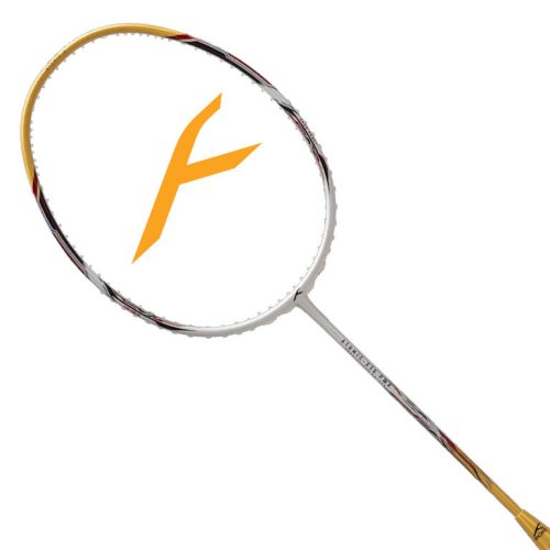Hundred Atomic-X 38 PWR Badminton Racquet - White/Gold