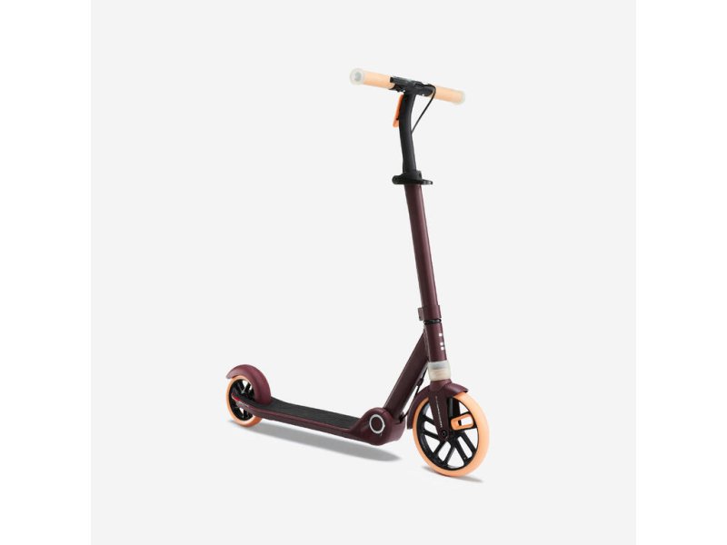 kids-scooter-m900-burgundy-orange-accents-oxelo-8643958.jpg Kids' Scooter M900 - Burgundy/Orange Accents