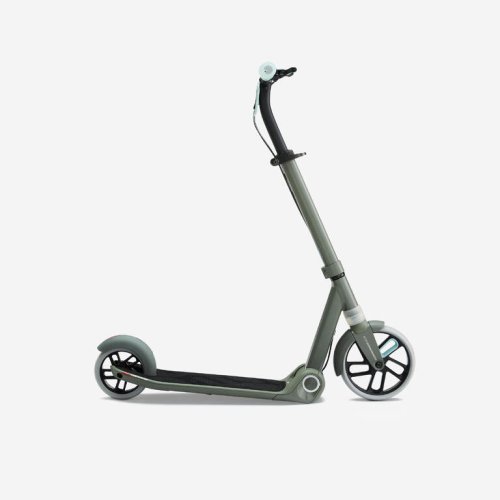 Kids' Scooter M900 - Khaki Green/Light Blue Accents