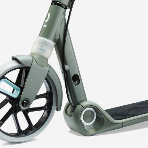 Kids' Scooter M900 - Khaki Green/Light Blue Accents