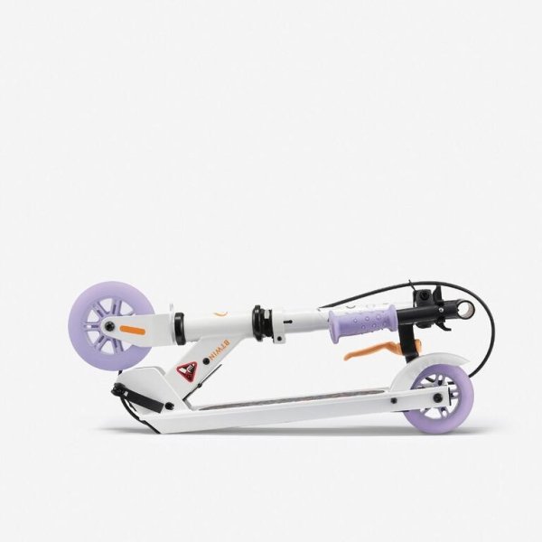 Kids' Scooter with Brake Play 5 - White and Purple