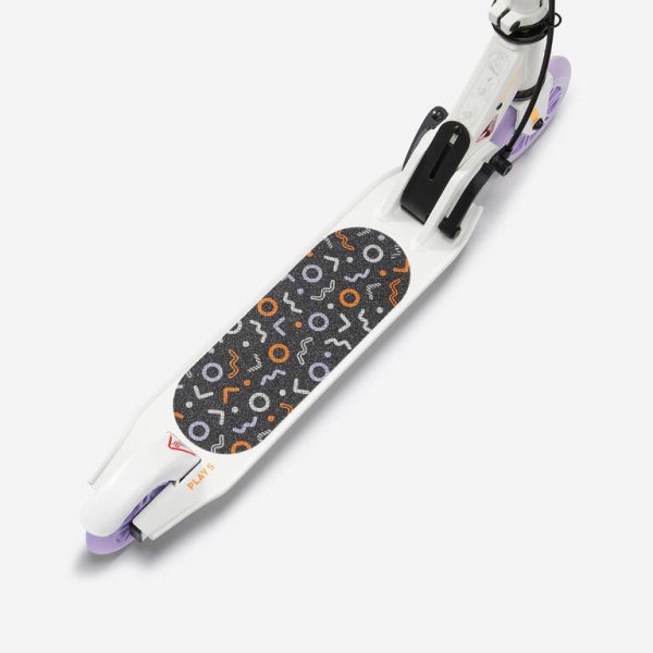 Kids' Scooter with Brake Play 5 - White and Purple
