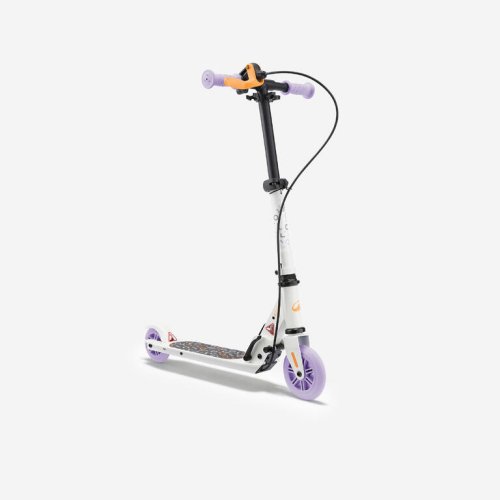 Kids' Scooter with Brake Play 5 - White and Purple