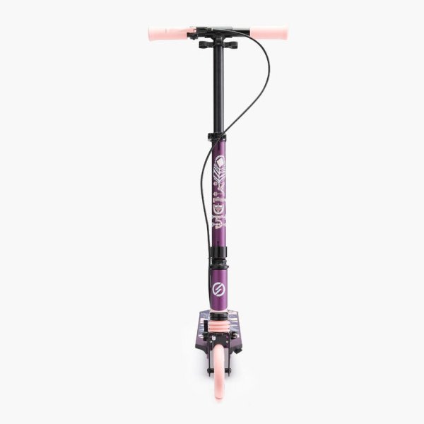 mid-5-kids-scooter-with-handlebar-brake-and-suspension-purple-oxelo-8520770-1.jpg Mid 5 Kids' Scooter with Handlebar Brake and Suspension - Purple