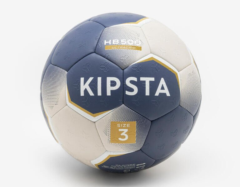 Size 3 Handball HB500 Hybrid - Blue/Grey