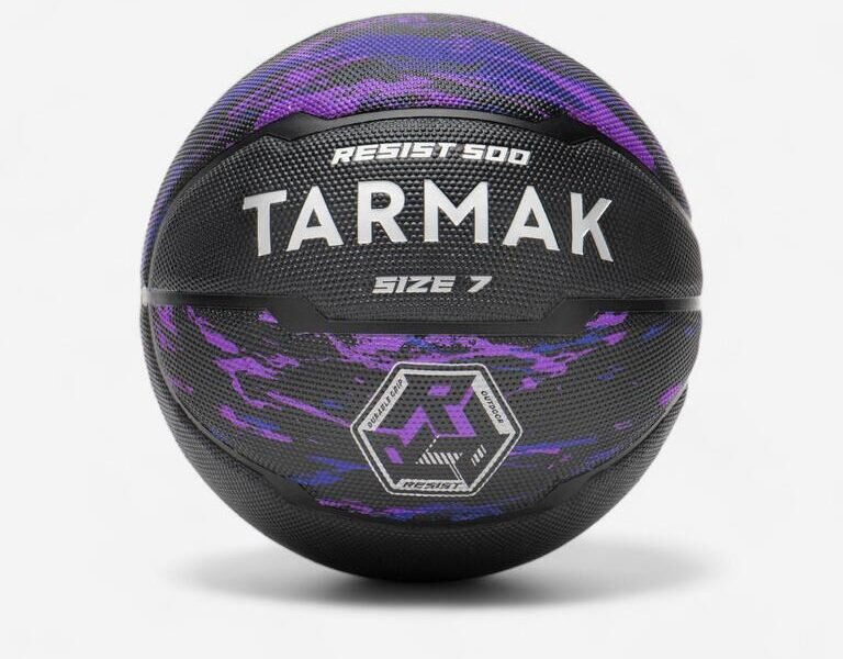 Size 7 Basketball R500 - Purple/Black