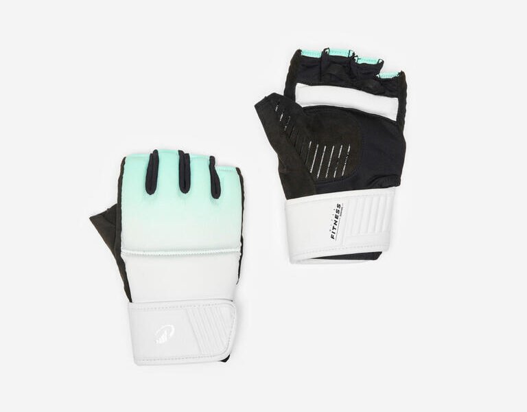 unisex-cardio-boxing-mitts-mint-green-domyos-8942330.jpg Unisex Cardio Boxing Mitts - Mint Green
